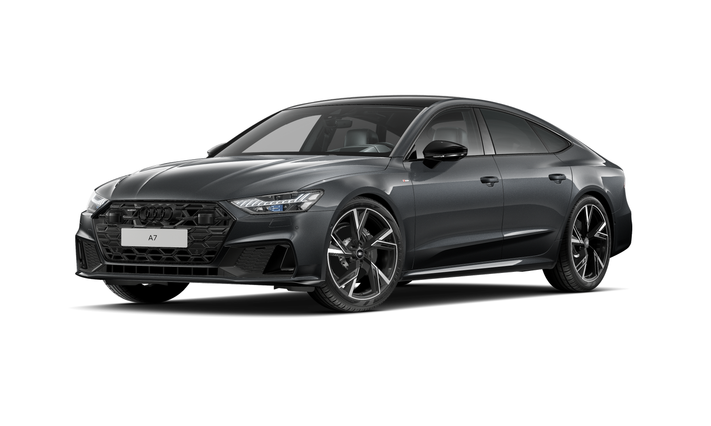 Audi A7 Sportback 50 TDI quattro tiptronic S-line | nové české auto | skladem | sportovní naftové 4-dveřové coupé | šedá daytona | černá alcantara | maximální výbava | super cena | nákup online | AUTOiBUY.com